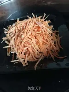 Make Steamed rice carrots step 5