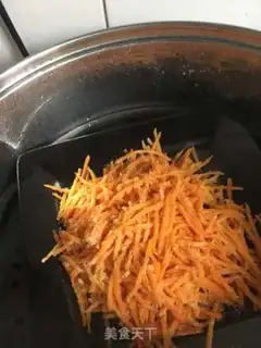 Make Steamed rice carrots step 6
