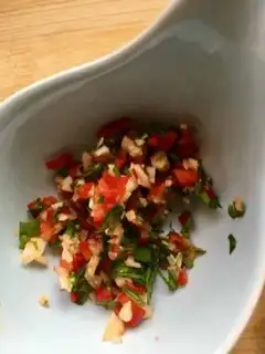 Make Steamed rice carrots step 8