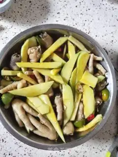 Make Lemon blue mango pepper claws step 5