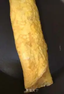 Make Crab stick egg rolls step 8