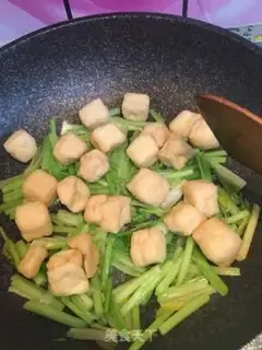 Make Cream fried tofu step 3