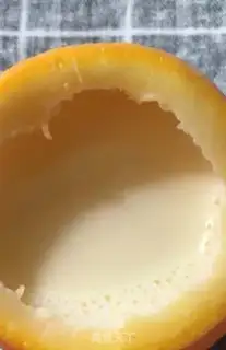 Make Orange steamed eggs step 6