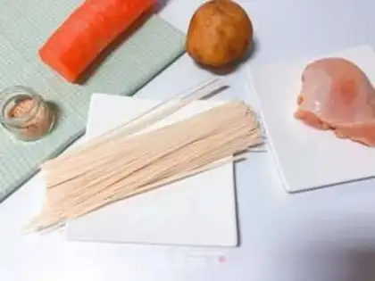 Make Chicken silk step 0
