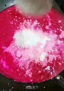 Make Flamingo coconut milk step 4