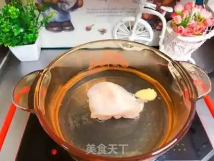 Make Chicken silk step 1