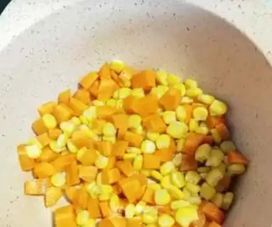 Make Five-colored rice step 2