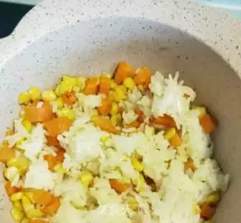 Make Five-colored rice step 3