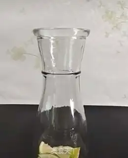 Make A green lemon honey water step 0