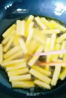 Make Homemade little fries step 6