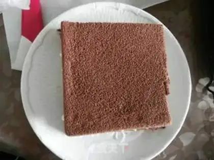 Make Chocolate cream cake step 21