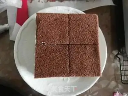 Make Chocolate cream cake step 23