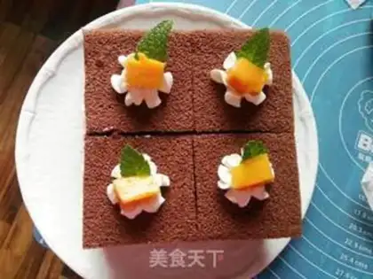 Make Chocolate cream cake step 24