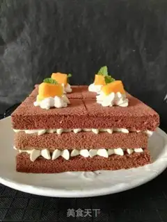 Make Chocolate cream cake step 27