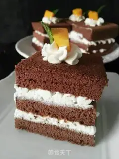 Make Chocolate cream cake step 28
