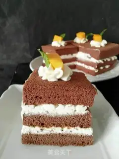 Make Chocolate cream cake step 30