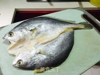 Make Salt fish tofu step 1