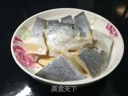 Make Salt fish tofu step 2