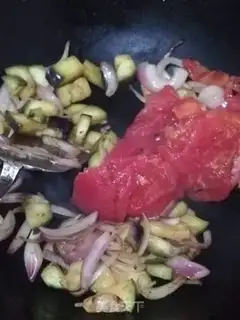 Make Burning vegetables step 3
