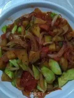 Make Burning vegetables step 5