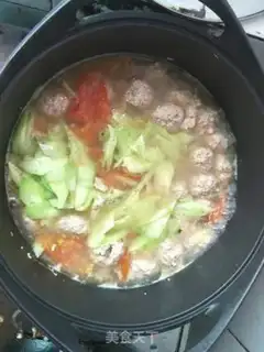 Make The meatball soup step 5
