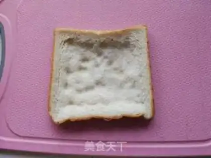 Make Apple rose toast step 1