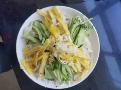 Make Cold noodles step 5