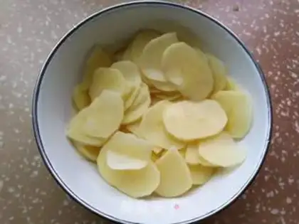 Make Potato chips step 1