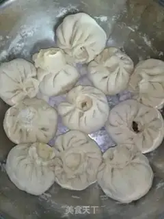 Make Pork egg yellow bun step 8