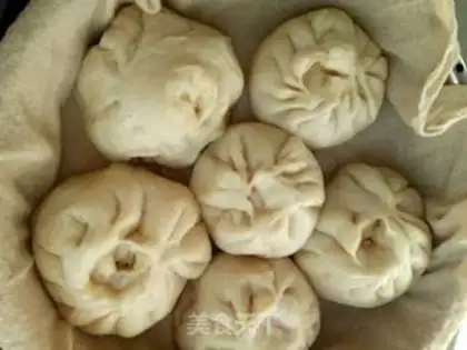 Make Pork egg yellow bun step 10