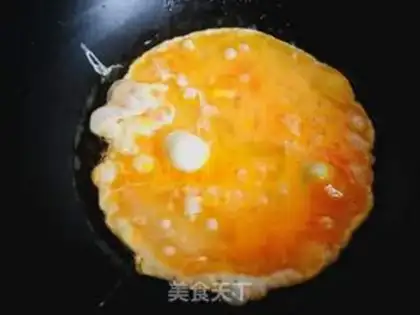 Make White fried eggs step 5