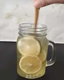 Make Lemon iced green tea step 6
