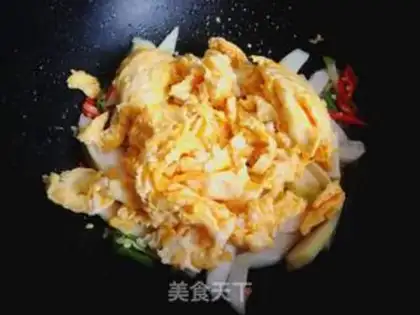 Make White fried eggs step 9