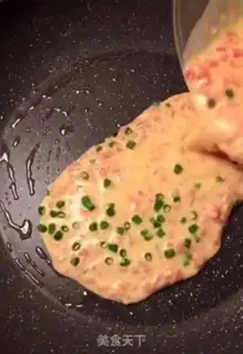 Make Breakfast egg roll step 3