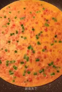 Make Breakfast egg roll step 5
