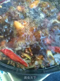 Make Red burning pig hoof step 8
