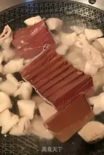 Make Spicy intestinal duck blood step 2