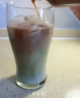 Make Tea latte coffee step 8