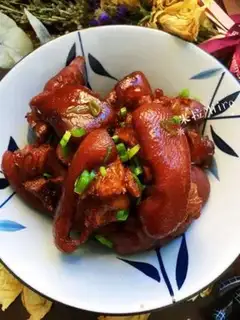 Make Red burning pig hoof step 11