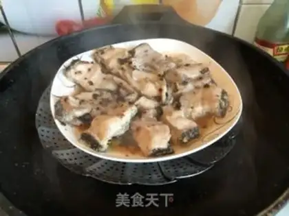 Make Bean stale black fish bones step 10