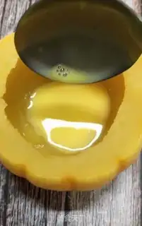 Make Pumpkin steamed eggs step 4