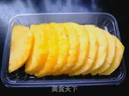 Make pineapple silver ear step 1