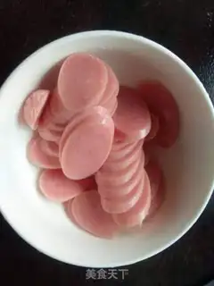 Make Ham sausage fried eggs step 0
