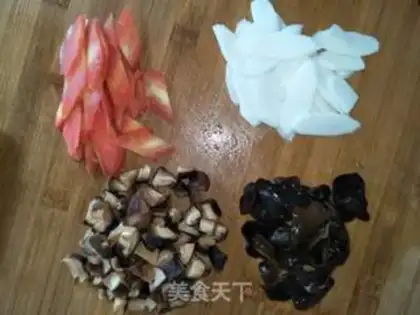 Make Dutch beans with vegetables step 1
