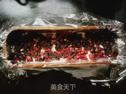 Make Cranberry mango rice cake step 4
