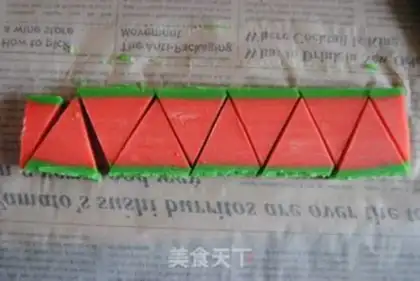 Make Watermelon cookies step 12