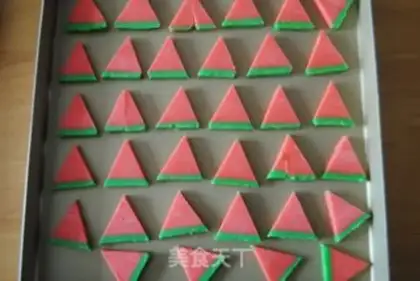 Make Watermelon cookies step 13