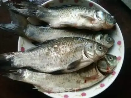 Make Fried minnow step 1