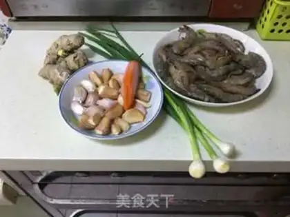Make Nine knots of shrimp step 0