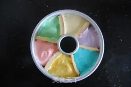 Make Rainbow cake step 17